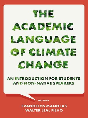 cover image of The Academic Language of Climate Change